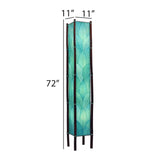 fortune giant floor lamp blue size