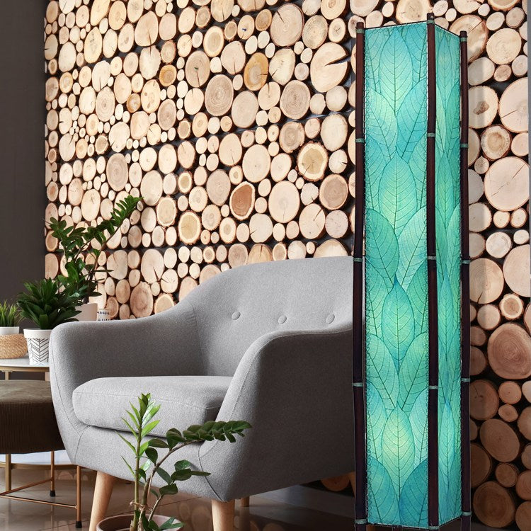 fortune giant floor lamp blue styled