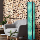 fortune giant floor lamp blue styled