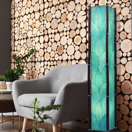 fortune giant floor lamp blue styled