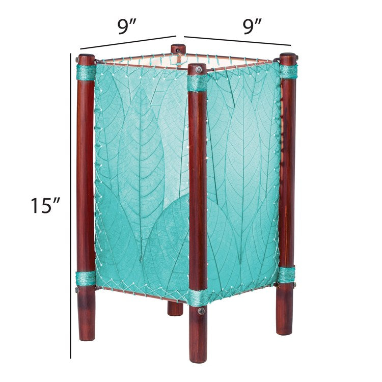 fortune table lamp blue size