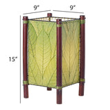 fortune table lamp green size