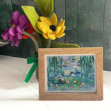 water lilies quilling card styled