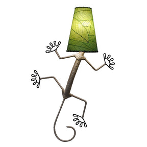 gecko leaf lamp green