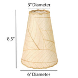 gecko wall lamp natural shade