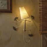 gecko wall lamp natural styled