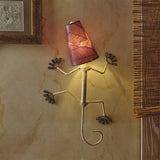 gecko wall lamp purple styled