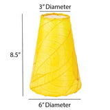 gecko wall lamp yellow shade