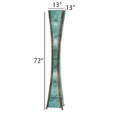 giant hourglass lamp blue size