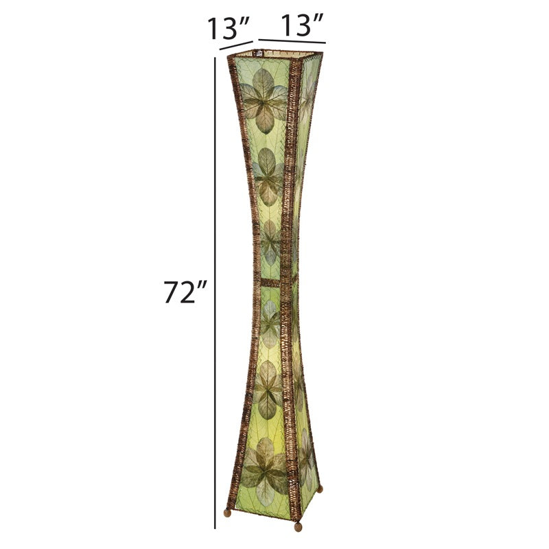 giant hourglass lamp green size