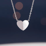 give hope necklace silver heart new