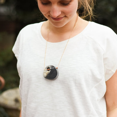 gotico bullhorn necklace