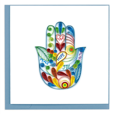 hamsa quilling card