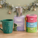 Holiday Mug + Tea Trio Gift Set