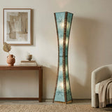 Hourglass Giant Leaf Lamp - Blue - est. ship 5/2026