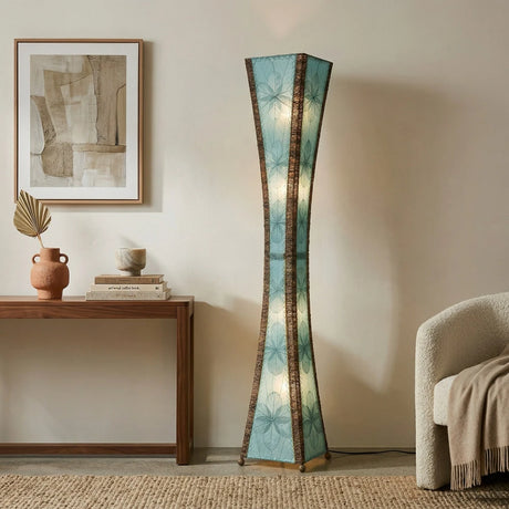 Hourglass Giant Leaf Lamp - Blue - est. ship 5/2026
