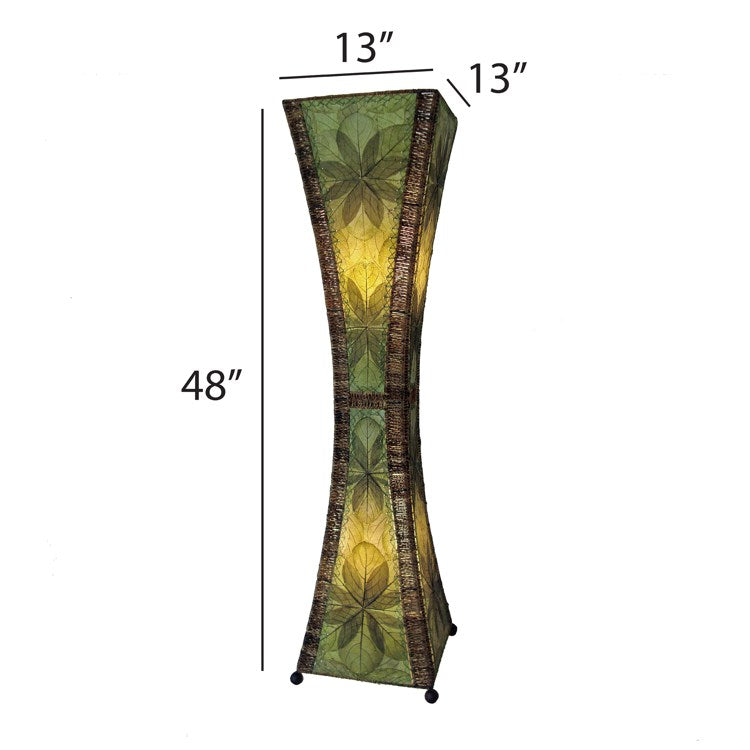 hourglass large lamp green size