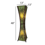 hourglass large lamp green size