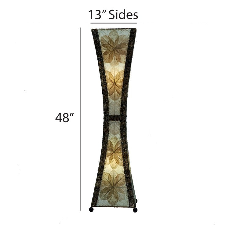 hourglass large lamp natural size