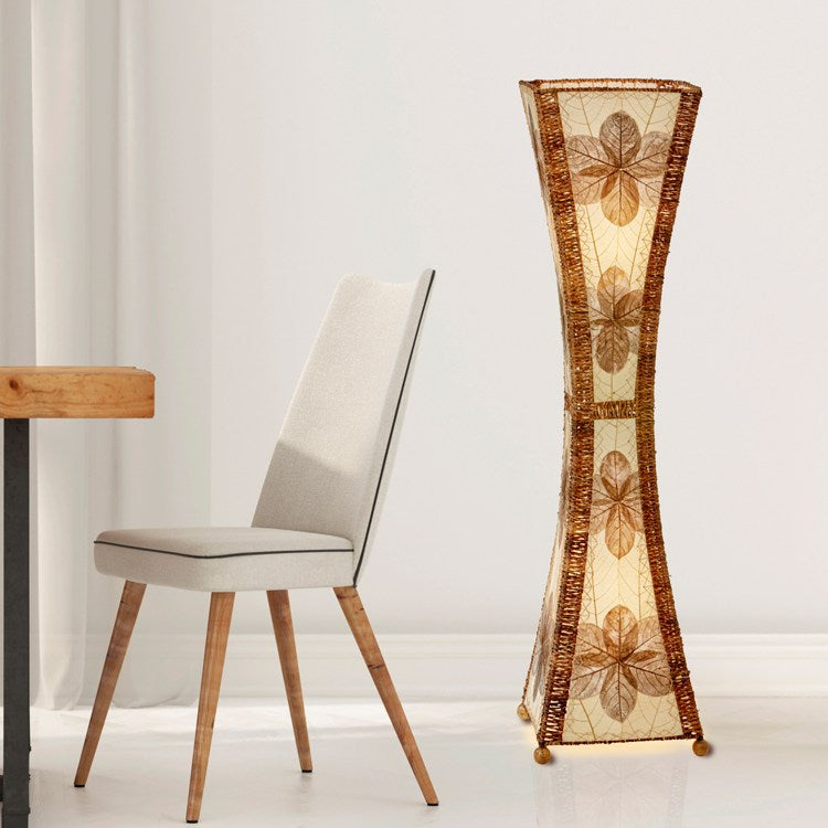 hourglass large lamp natural styled