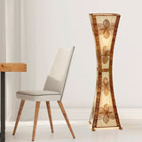 hourglass large lamp natural styled