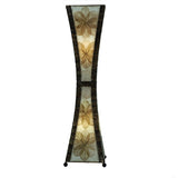 jackfruit leaf hourglass lamp natural