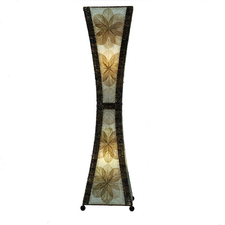 jackfruit leaf hourglass lamp natural