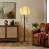 Jellyfish Floor Leaf Lamp - Natural