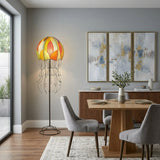 Jellyfish Floor Leaf Lamp - Multi - est. ship 6/2026