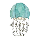 Jellyfish Pendant Leaf Lamp - Blue - est. ship 6/2026