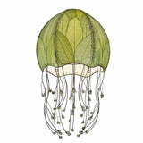 Jellyfish Pendant Leaf Lamp - Green - est. ship 6/2026