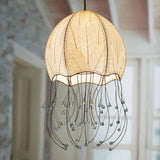 Jellyfish Pendant Leaf Lamp - Natural - est. ship 6/2026