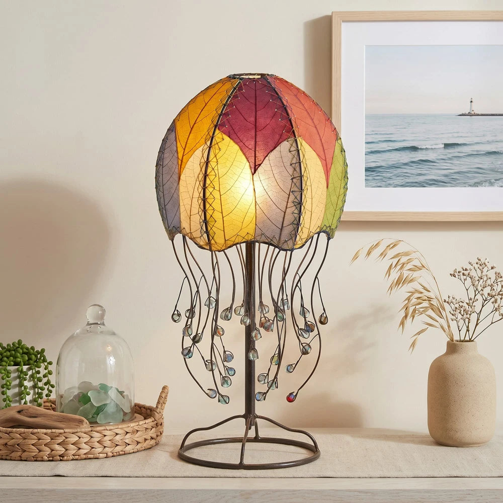 Jellyfish Table Leaf Lamp - Multi - est. ship 6/2026