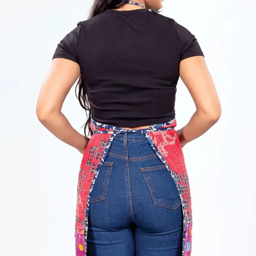 Kantha Apron – Handcrafted Fair Trade Apron from India