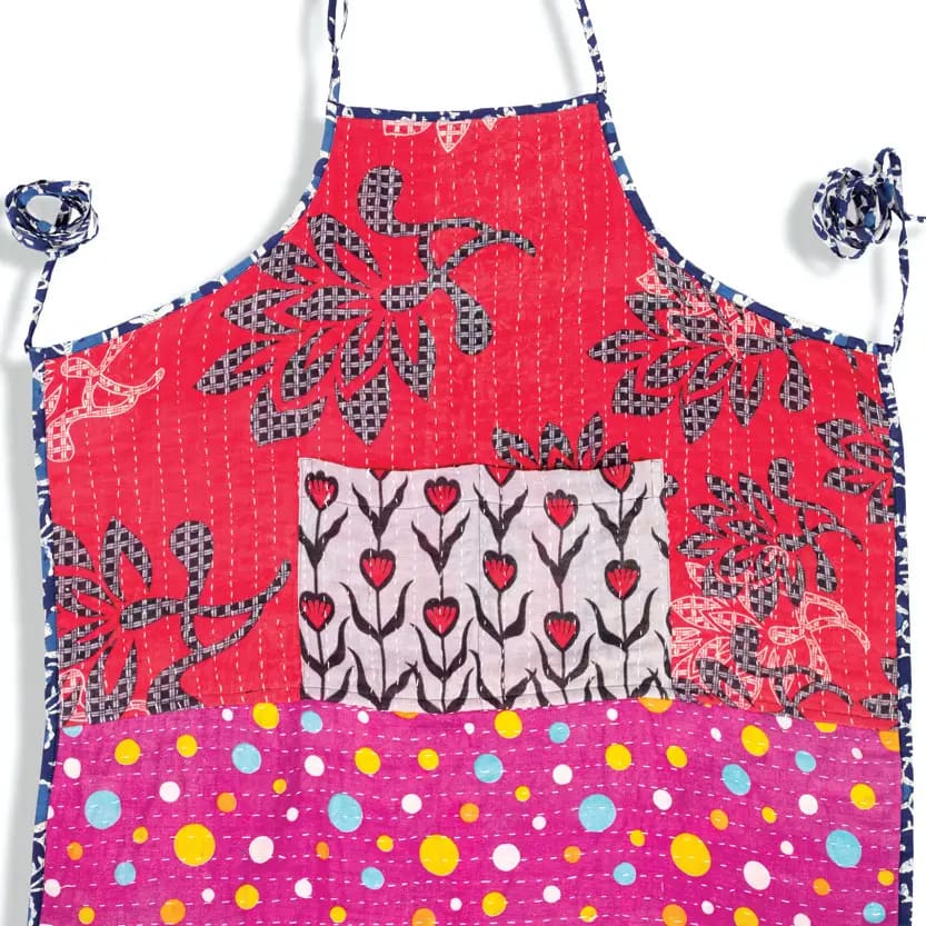 Kantha Apron – Handcrafted Fair Trade Apron from India