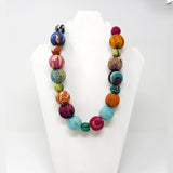 kantha bauble collar necklace 1