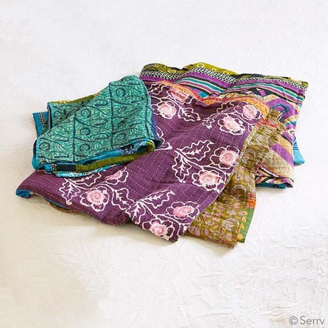 kantha bedcover varities