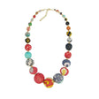 kantha bead graduated necklace