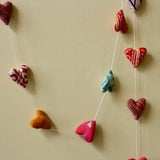 kantha heart garland styled