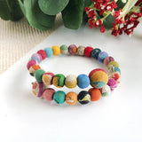 kantha overlap bangle styled