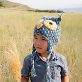 kids animal hat blue owl model 1
