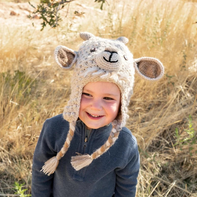 kids animal hat goat model