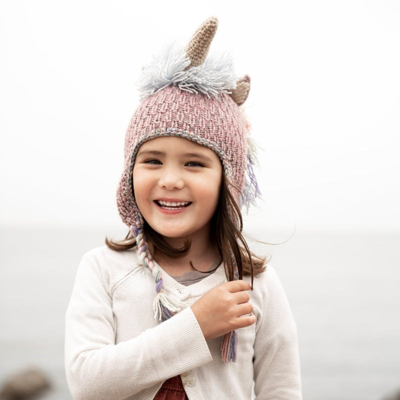kids animal hat unicorn pastel model 1
