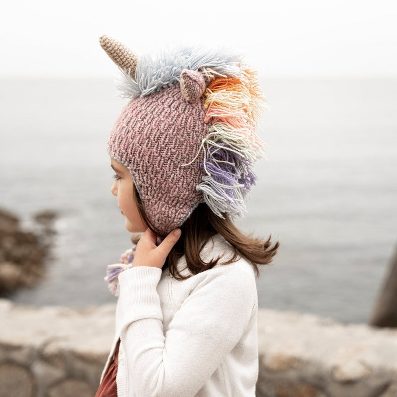 kids animal hat unicorn pastel model