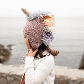 kids animal hat unicorn pastel model