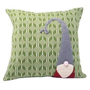 knit gnome pillow