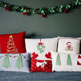 Santa Forest Pillow 10" x 20"