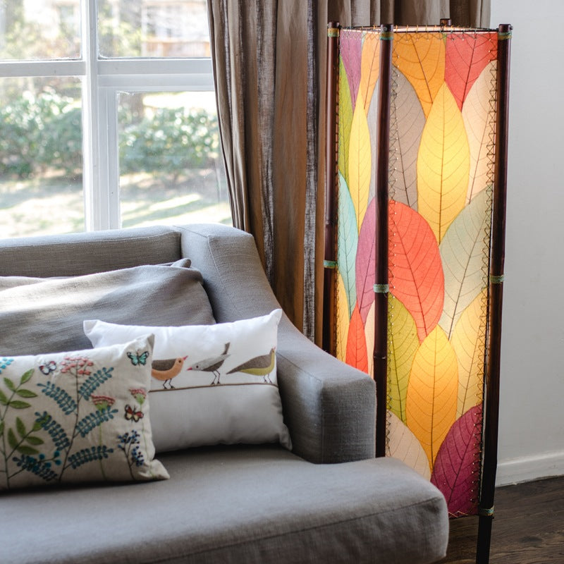 leaf floor lamp cocoa multi on