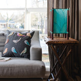 leaf table lamp blue off