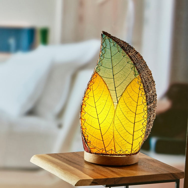 leaflet table lamp multi styled